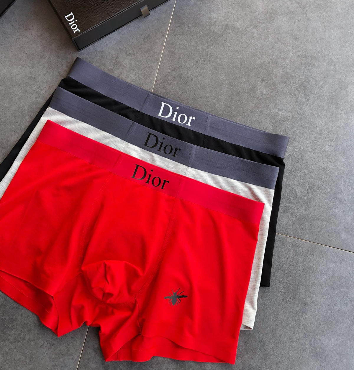 Dior Small Bee Men's Boxer Briefs - 3-Piece Box