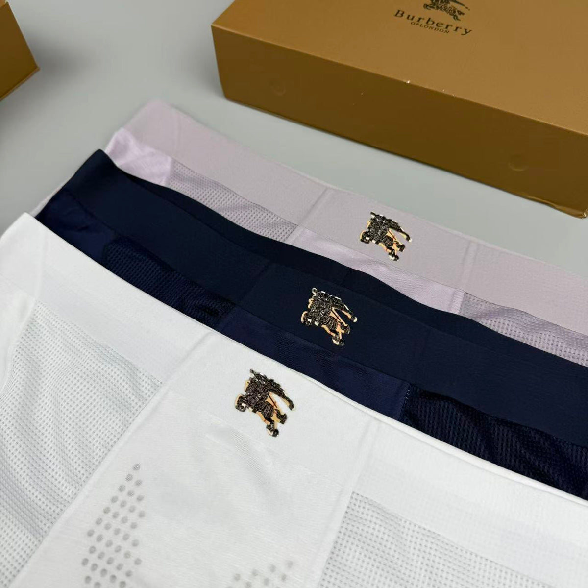 Burberry Men's Boxer Briefs - 3-Piece Box