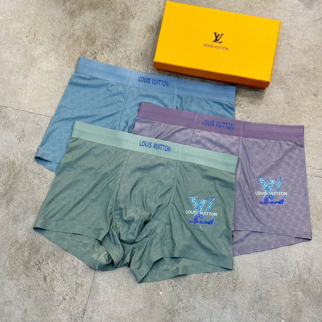 Louis Vuitton Men's Boxer Briefs - 3-Piece Box