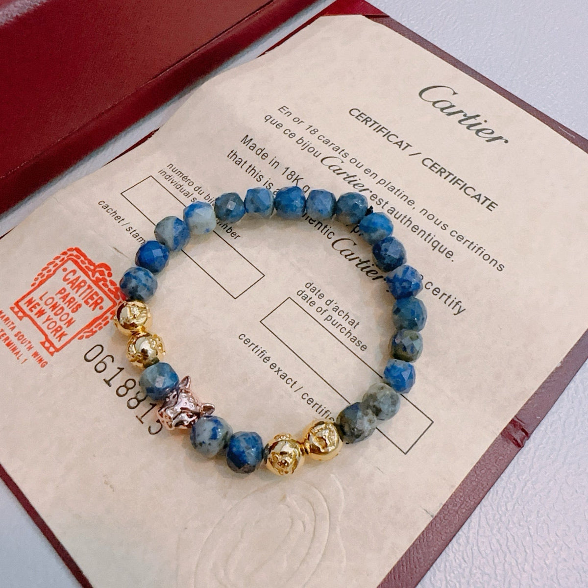 Martin Graham bracelet in polished metal-tone – front view