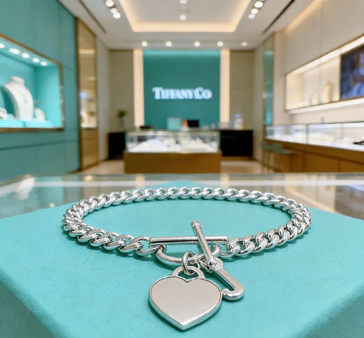 Martin Graham bracelet in polished metal-tone – front product view