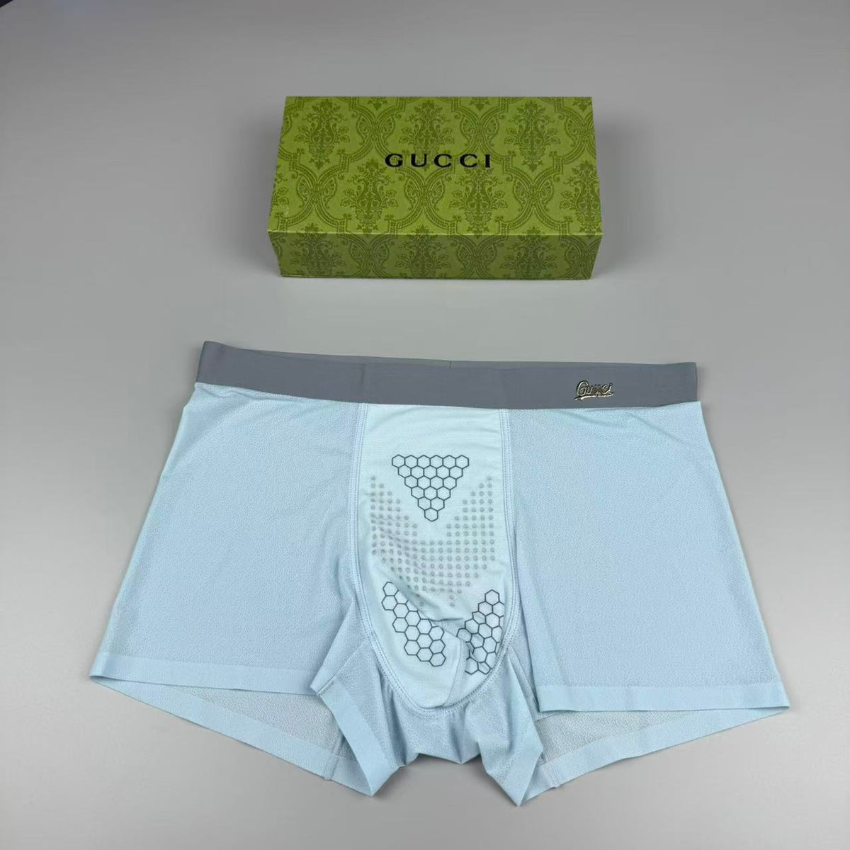 Gucci Mulberry silk Seamless-Cut Men's Boxer Briefs - 3-Piece Box