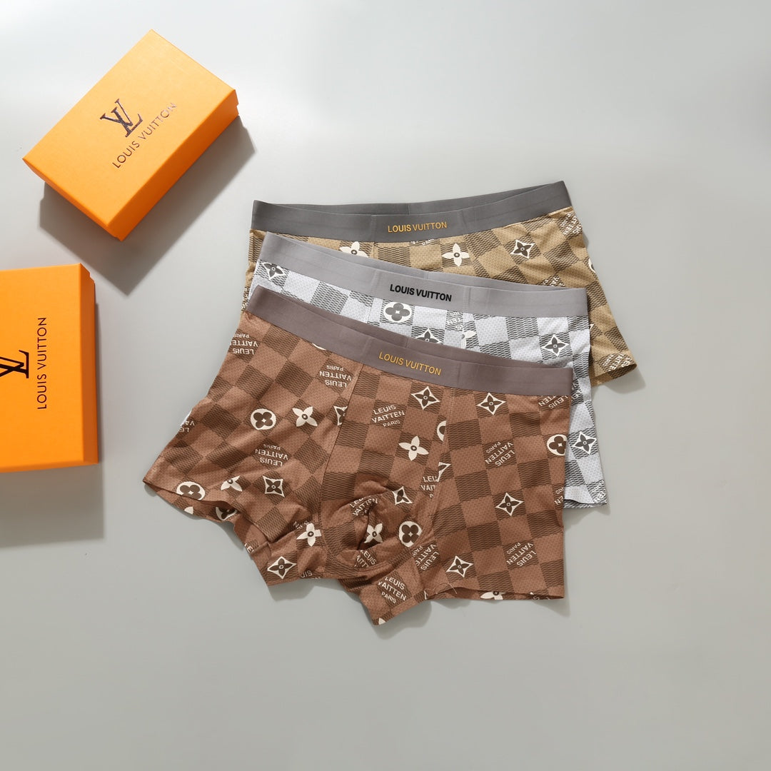 Louis Vuitton Modal Blend Men's Underwear - Box of 3