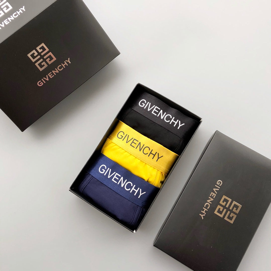 Givenchy Cotton Men's Boxer Briefs - 3-Piece Box - Sizes L-XXXL