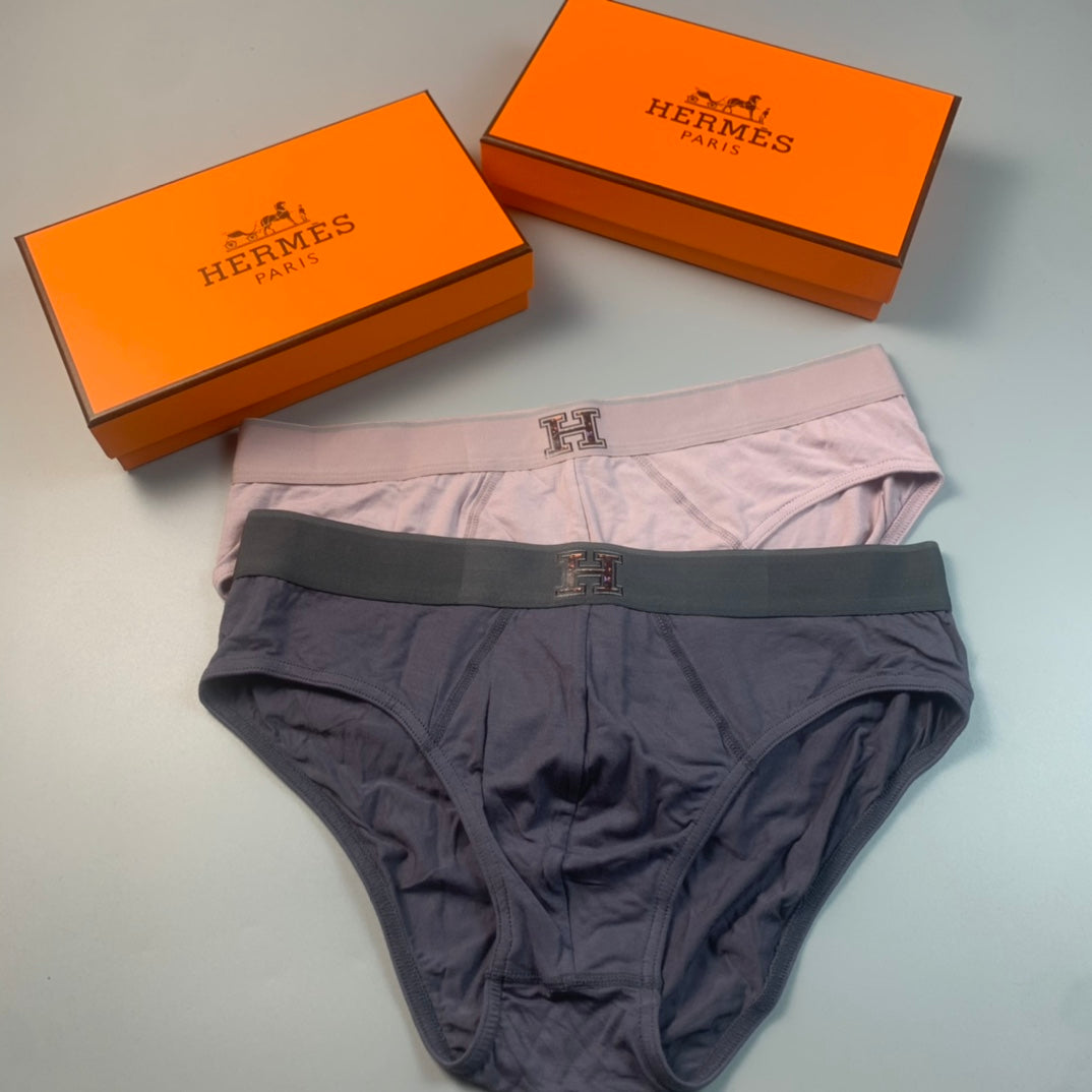 Hermes H-Detail Men's Briefs - 3-Piece Box