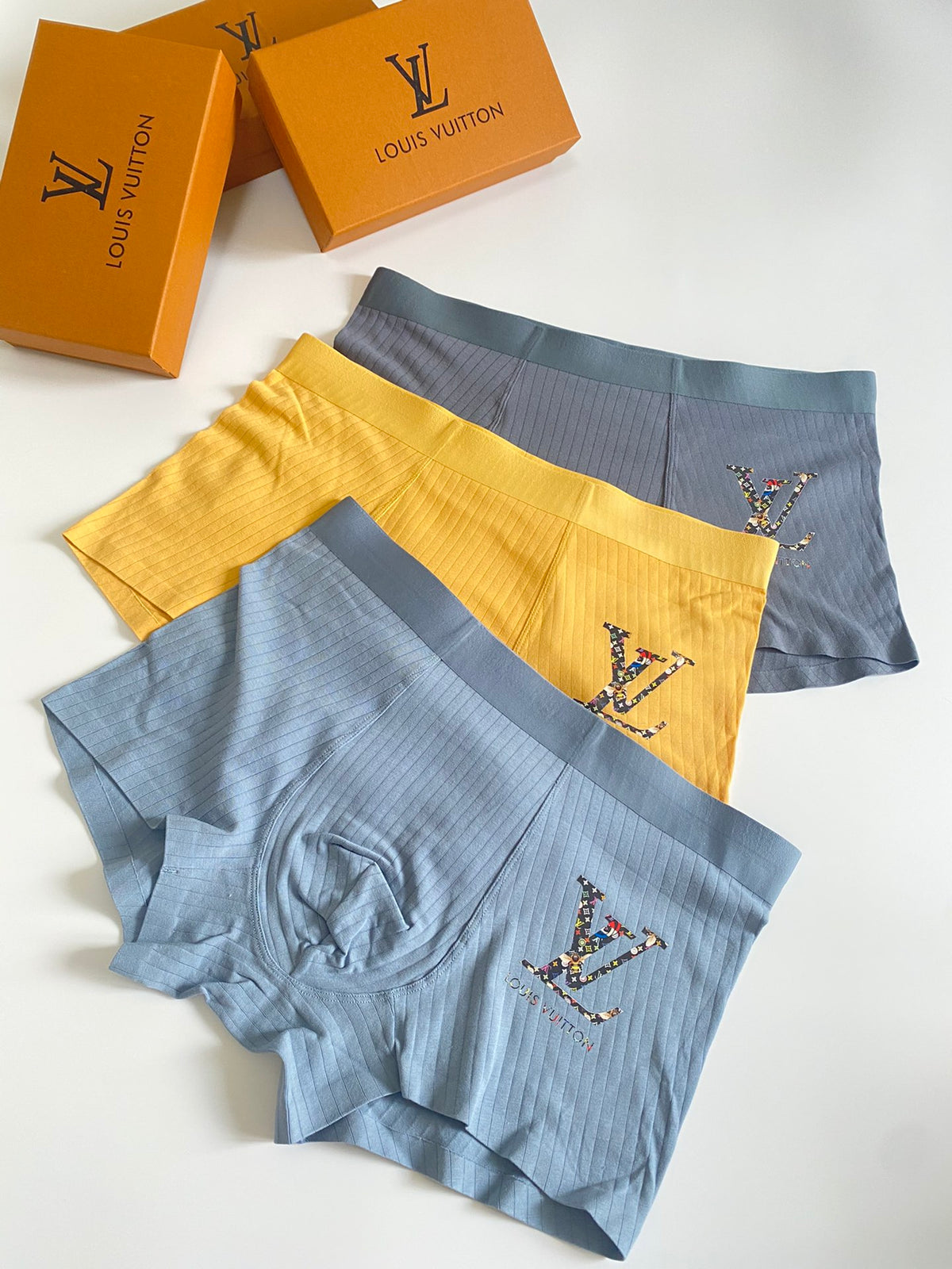 Louis Vuitton Initial Men's Boxer Briefs - 3-Piece Box