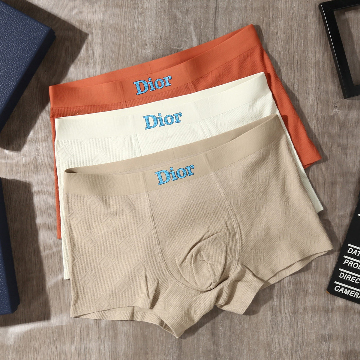 Dior Cotton-Blend Jacquard Men's Underwear - 3-Piece Box