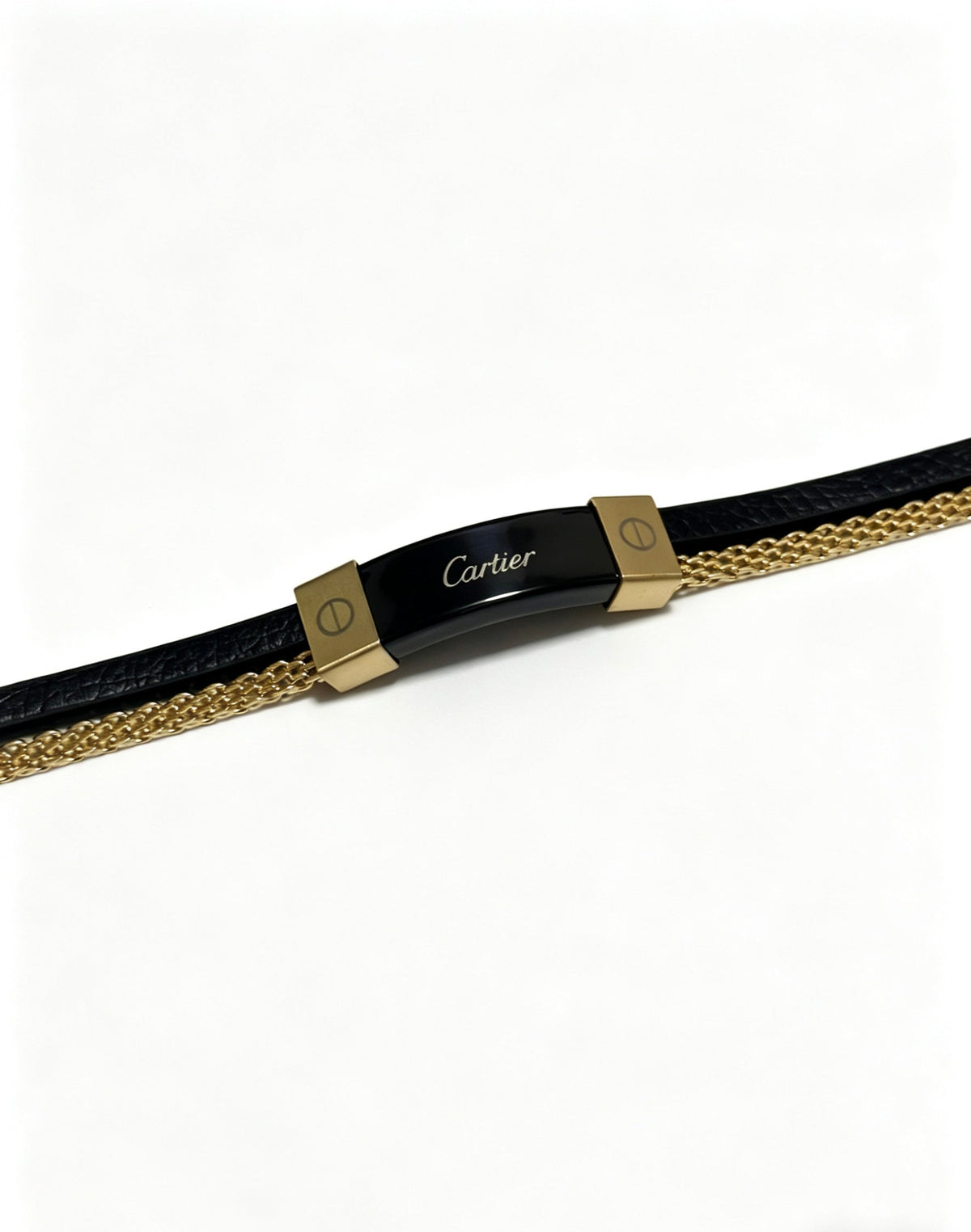 Martin Graham bracelet in polished metal-tone – front view