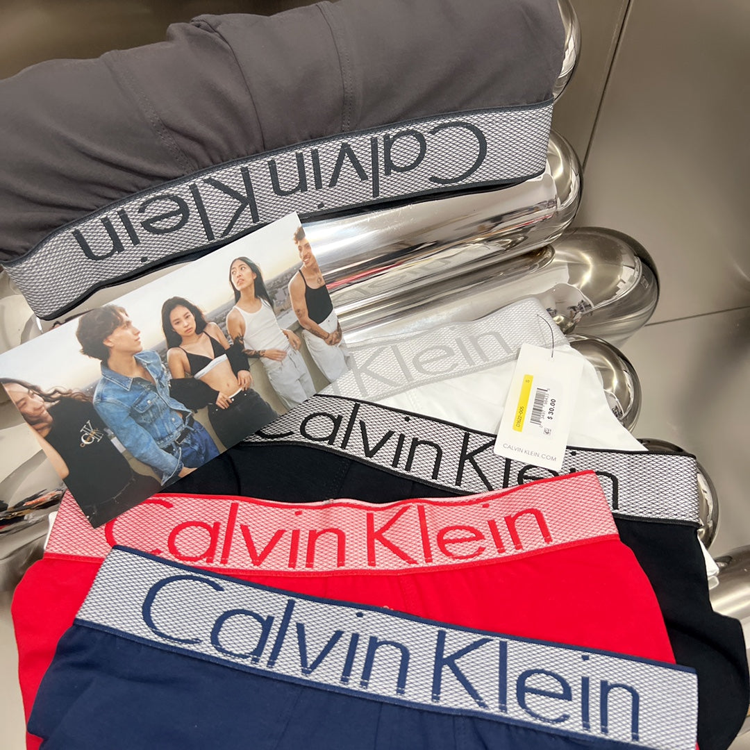 Calvin Klein Broad Logo Waistbands Men's Boxer Briefs