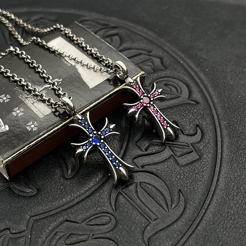 Martin Graham pendant necklace in polished metal-tone – front product view