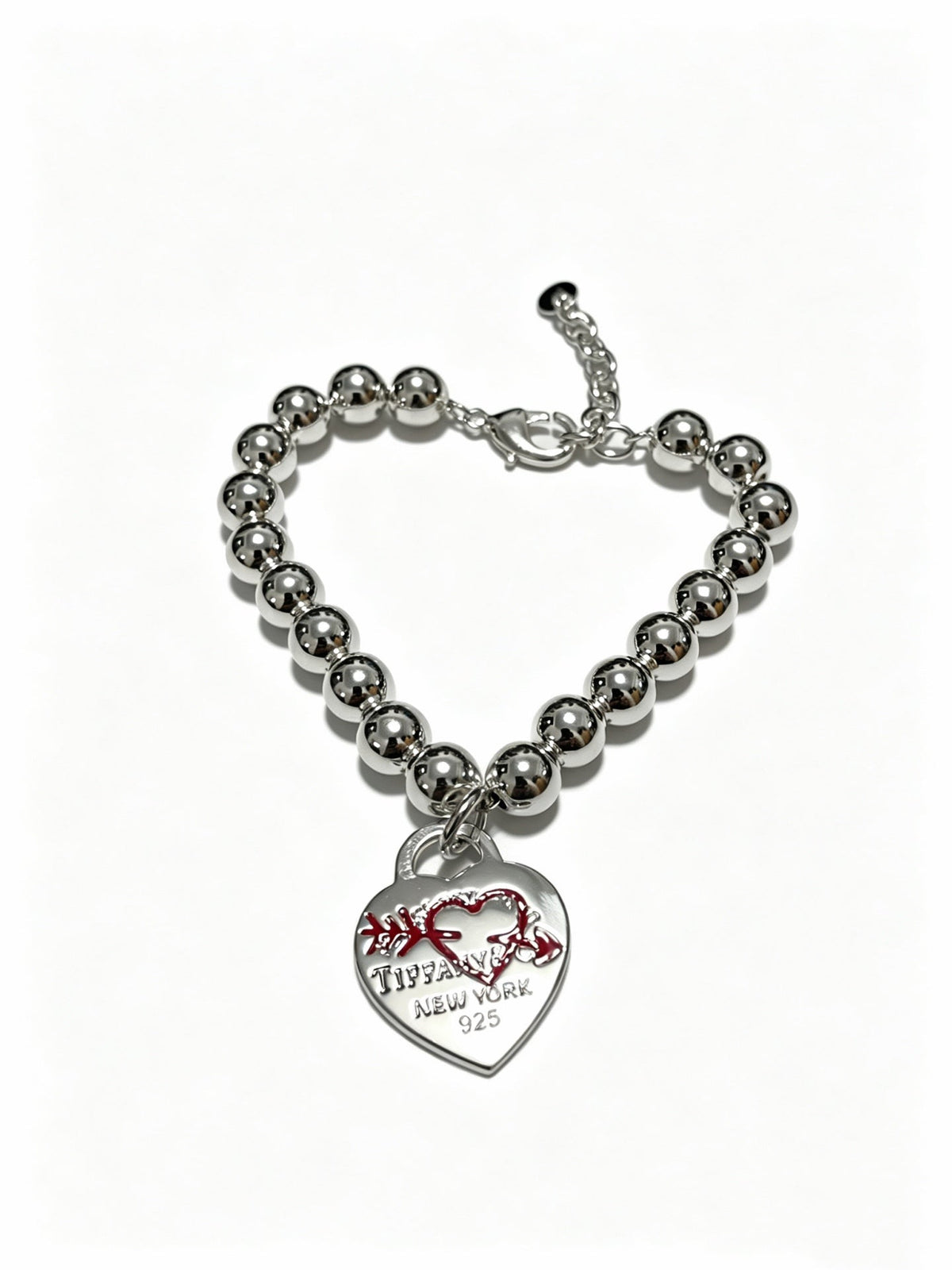 Martin Graham bracelet in polished metal-tone – front product view