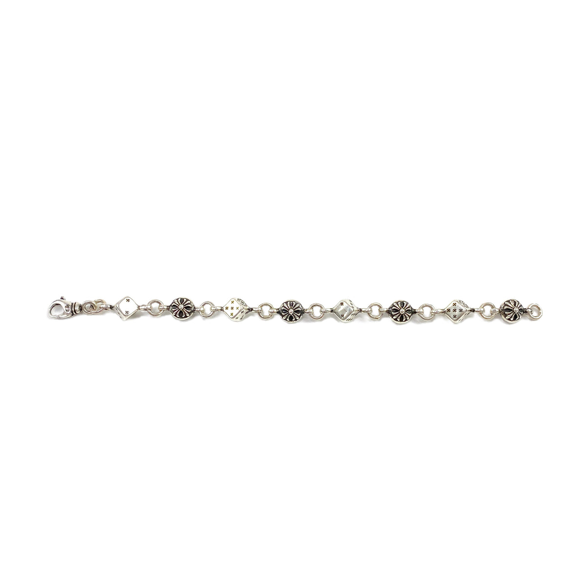 Martin Graham bracelet in polished metal-tone – front product view