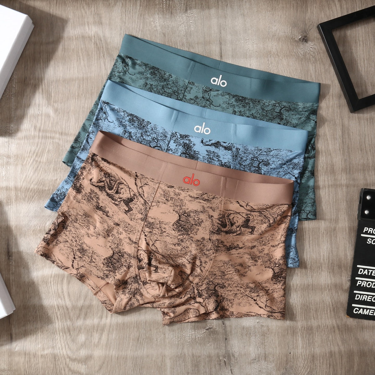 Alo Modal-Blend Printed Men's Underwear - 3-Piece Box