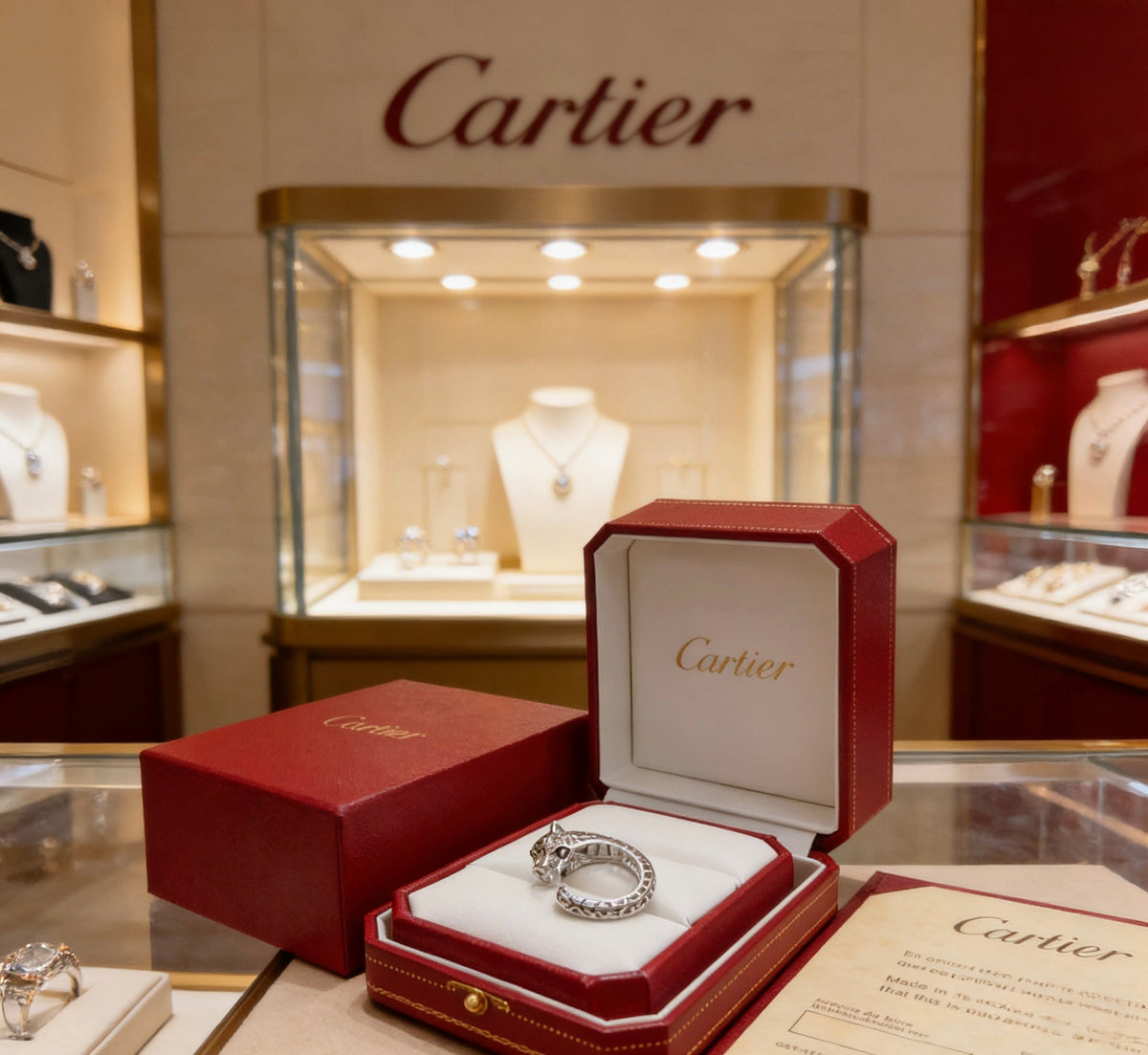 Martin Graham ring in polished metal-tone – front view