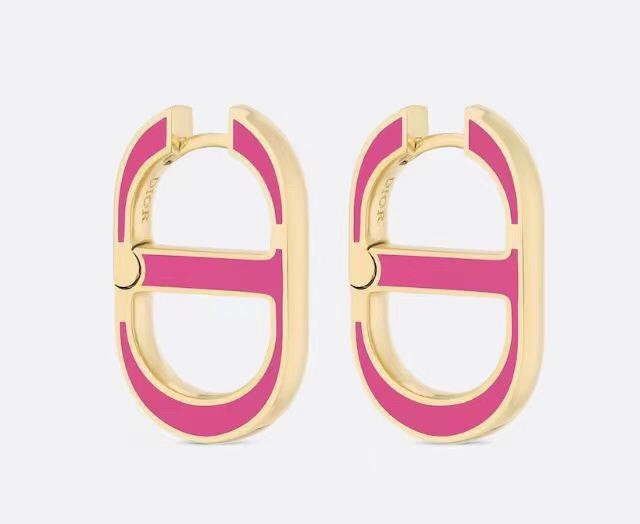 Martin Graham earrings in polished metal-tone – front view