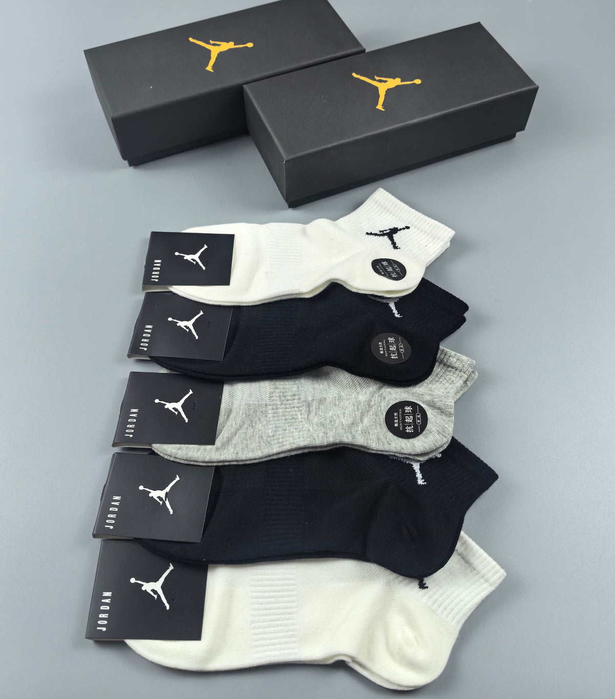 Jordan Cotton Breathable Socks – 5-Pair Pack