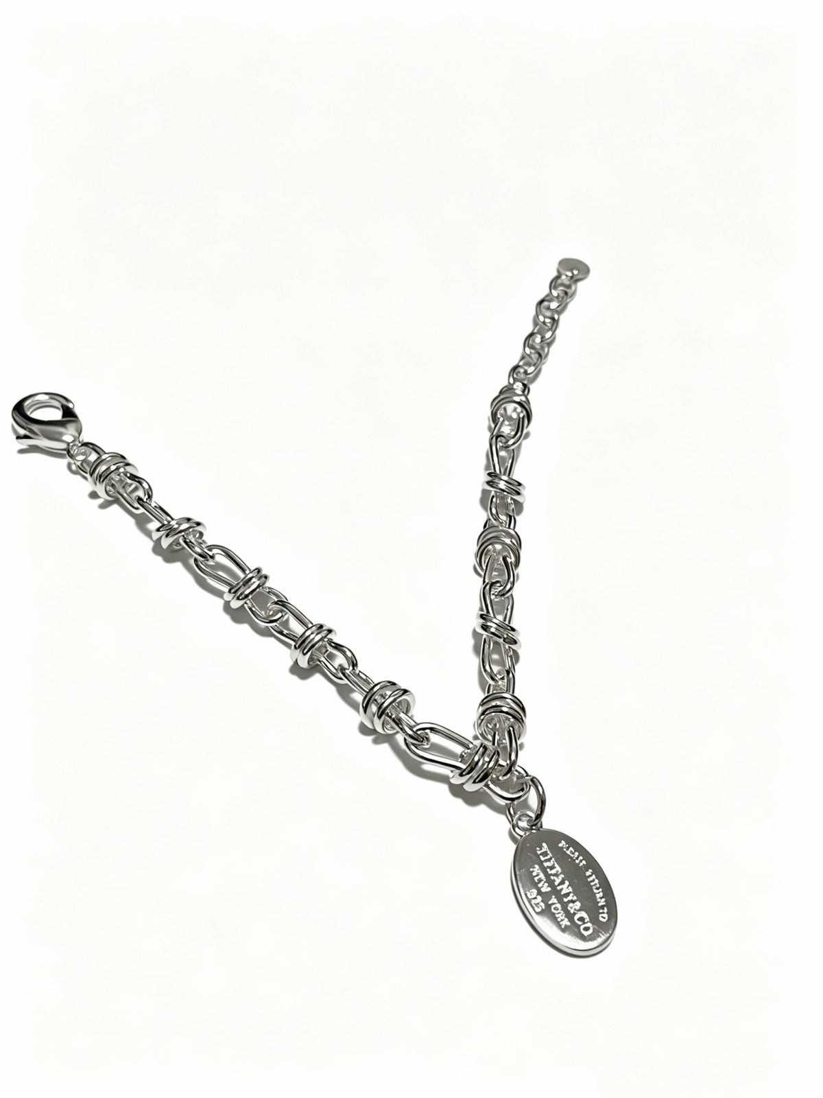 Martin Graham bracelet in polished metal-tone – front product view