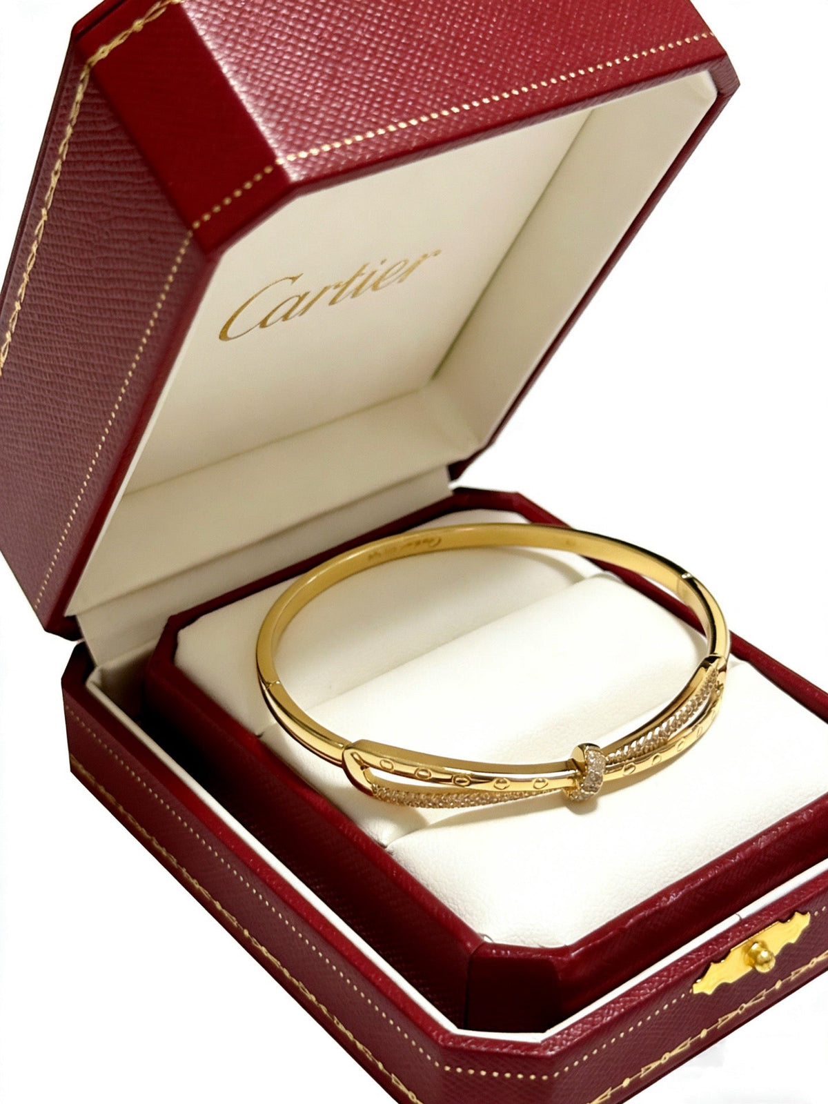 Martin Graham bracelet in polished metal-tone – front view