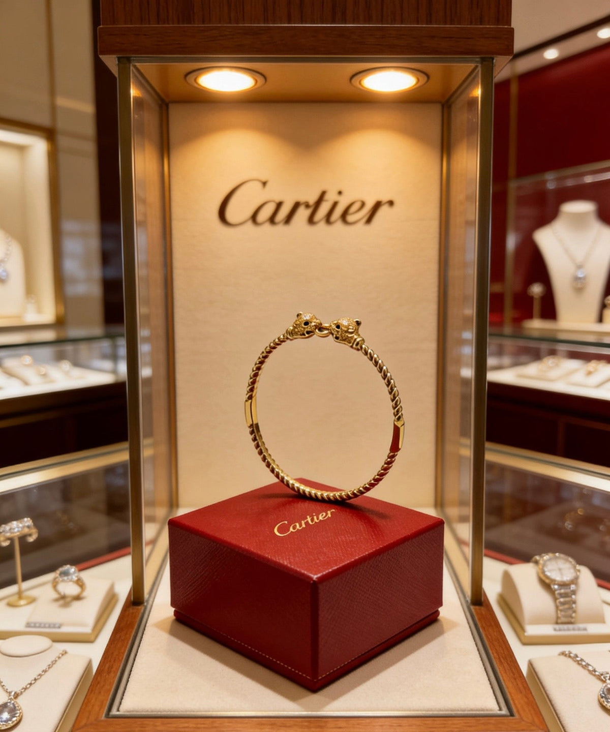 Martin Graham bracelet in polished metal-tone – front view