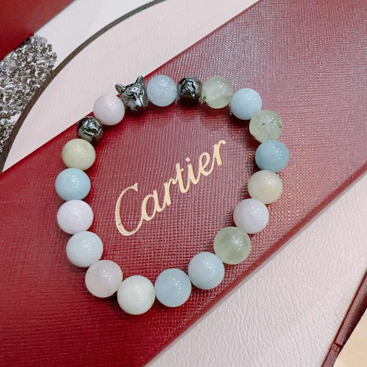 Martin Graham bracelet in polished metal-tone – front view