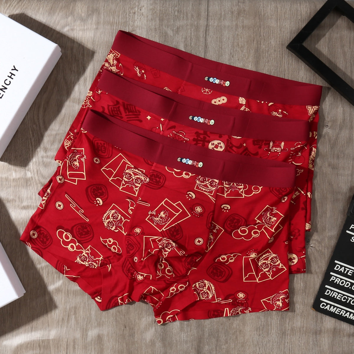 Givenchy 84/16 Nylon-Spandex Men's Boxer Briefs – 3-Pack