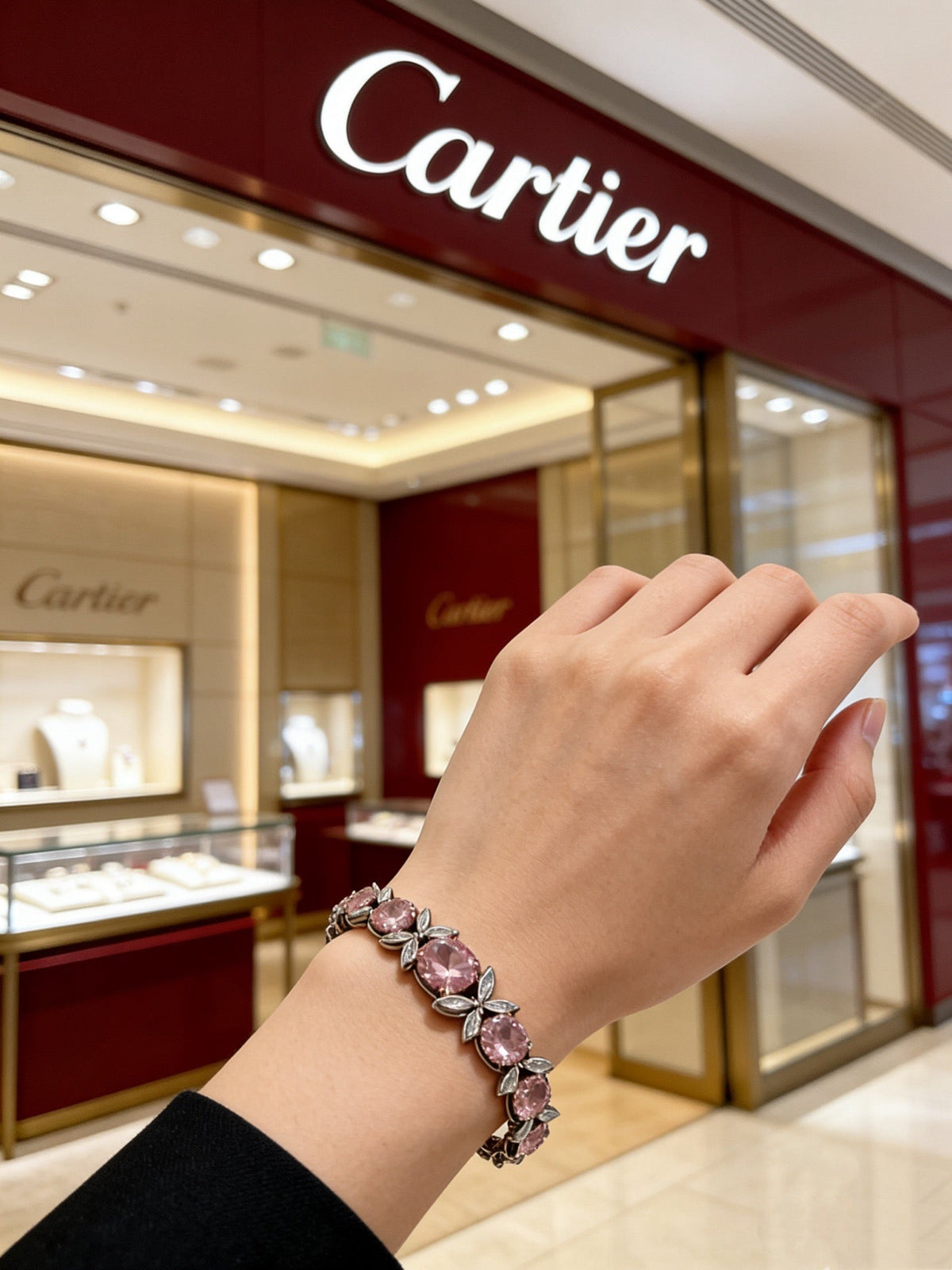 Martin Graham bracelet in polished metal-tone – front view