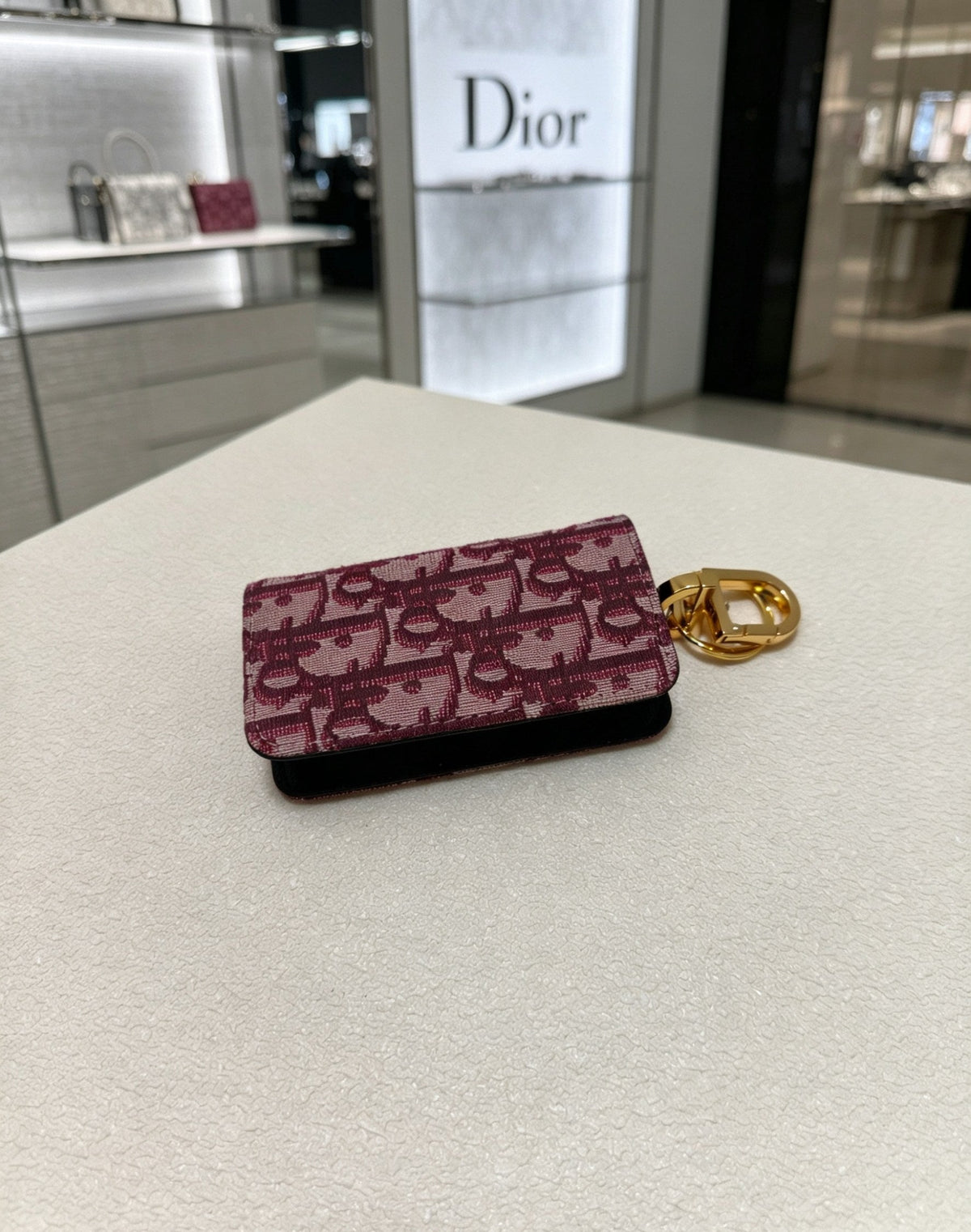 Martin Graham bag charm in polished metal-tone – front view
