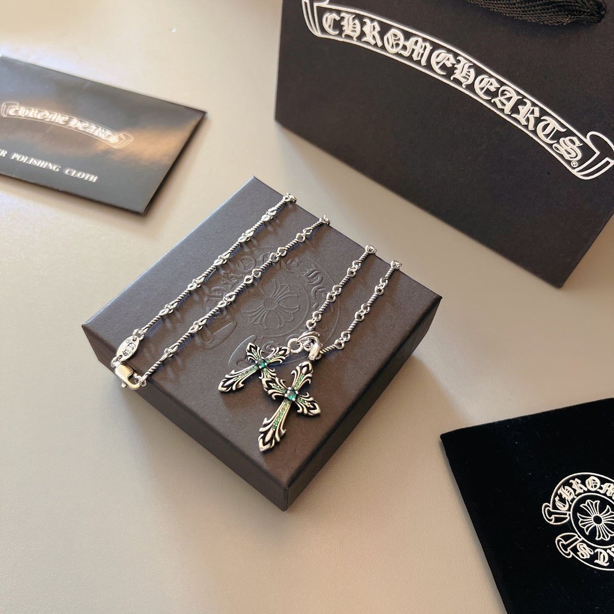 Martin Graham jewelry accessory in polished metal-tone – front product view