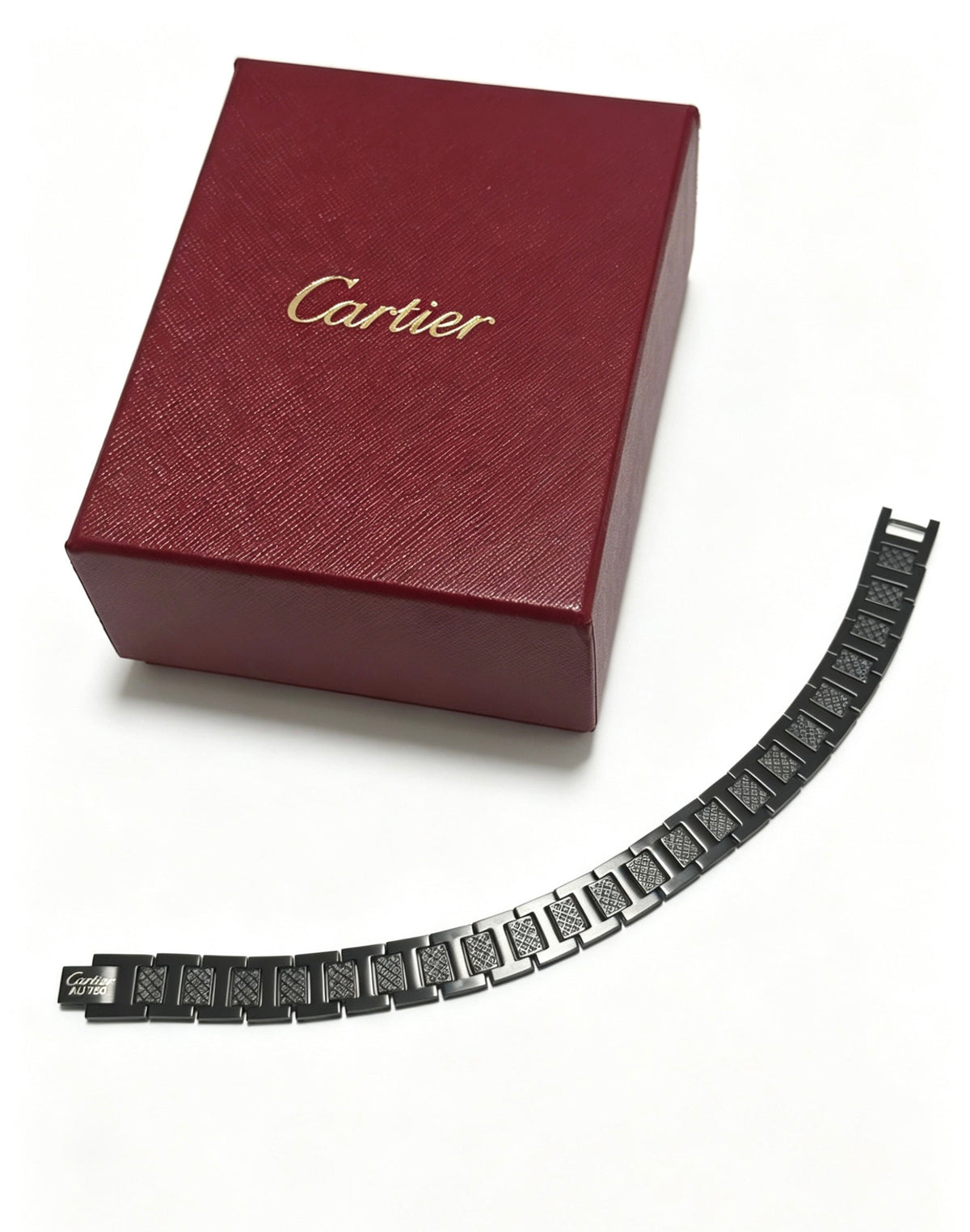 Martin Graham bracelet in polished metal-tone – front view