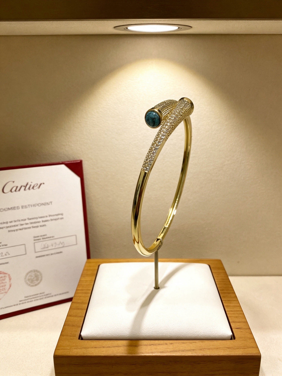 Martin Graham bracelet in polished metal-tone – front view