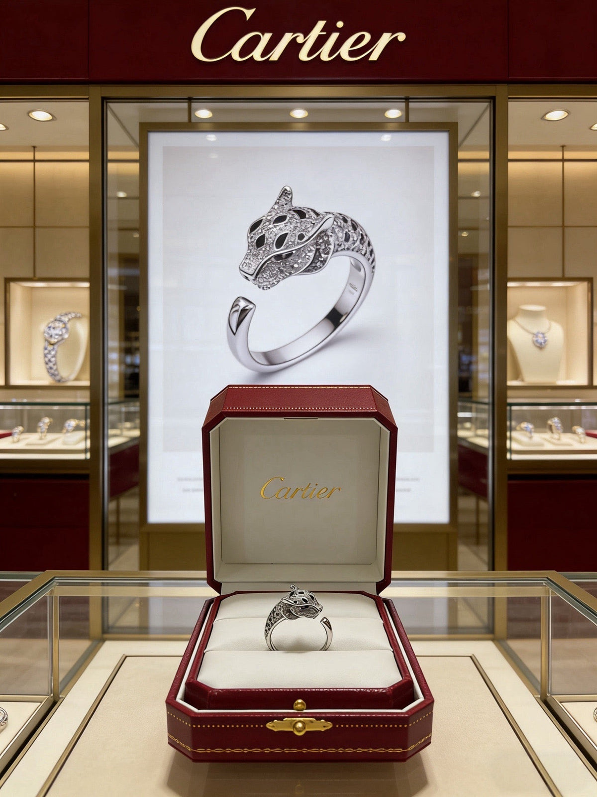 Martin Graham ring in polished metal-tone – front view