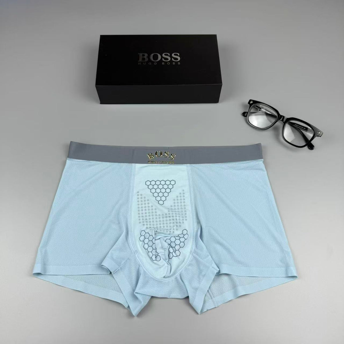 Boss Mulberry silk Seamless-Cut Men's Boxer Briefs - 3-Piece Box