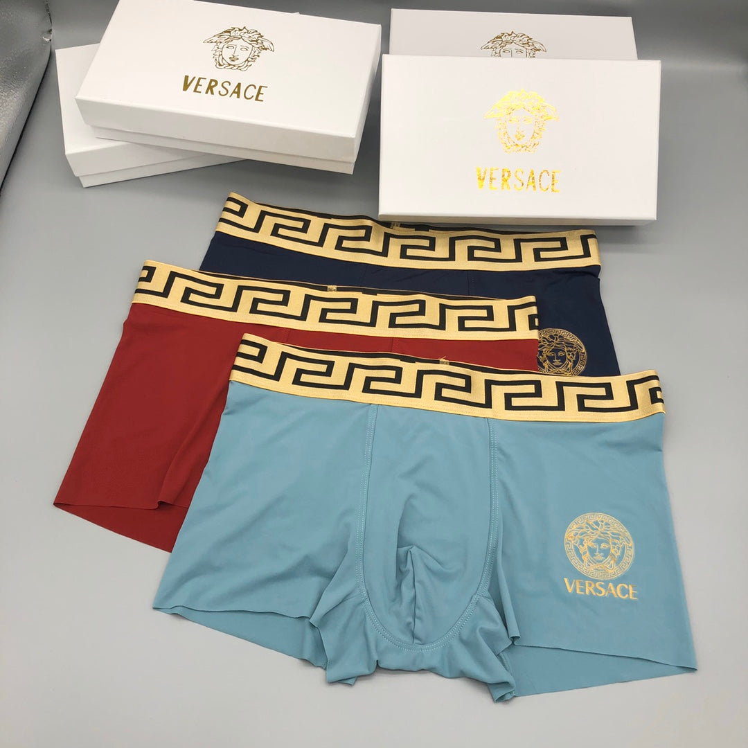 Versace Medusa Key-Waistband Boxer Briefs