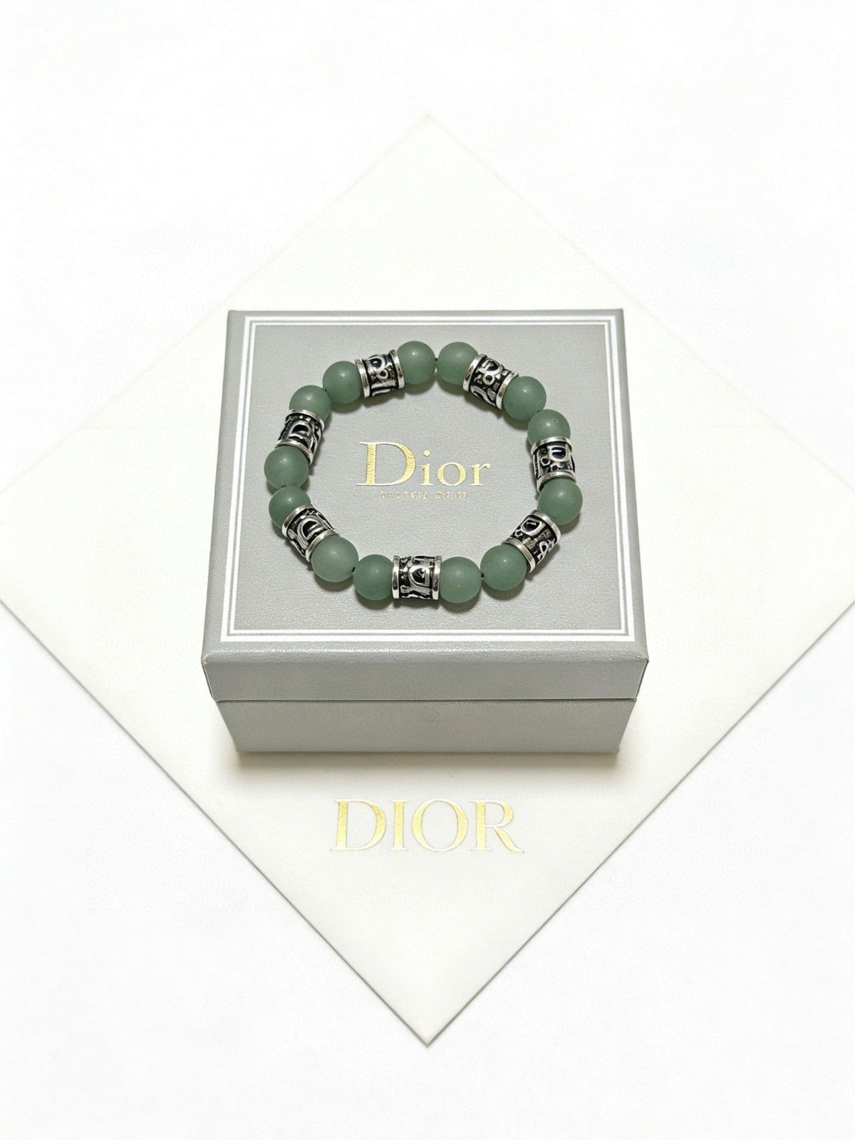 Martin Graham bracelet in polished metal-tone – front view