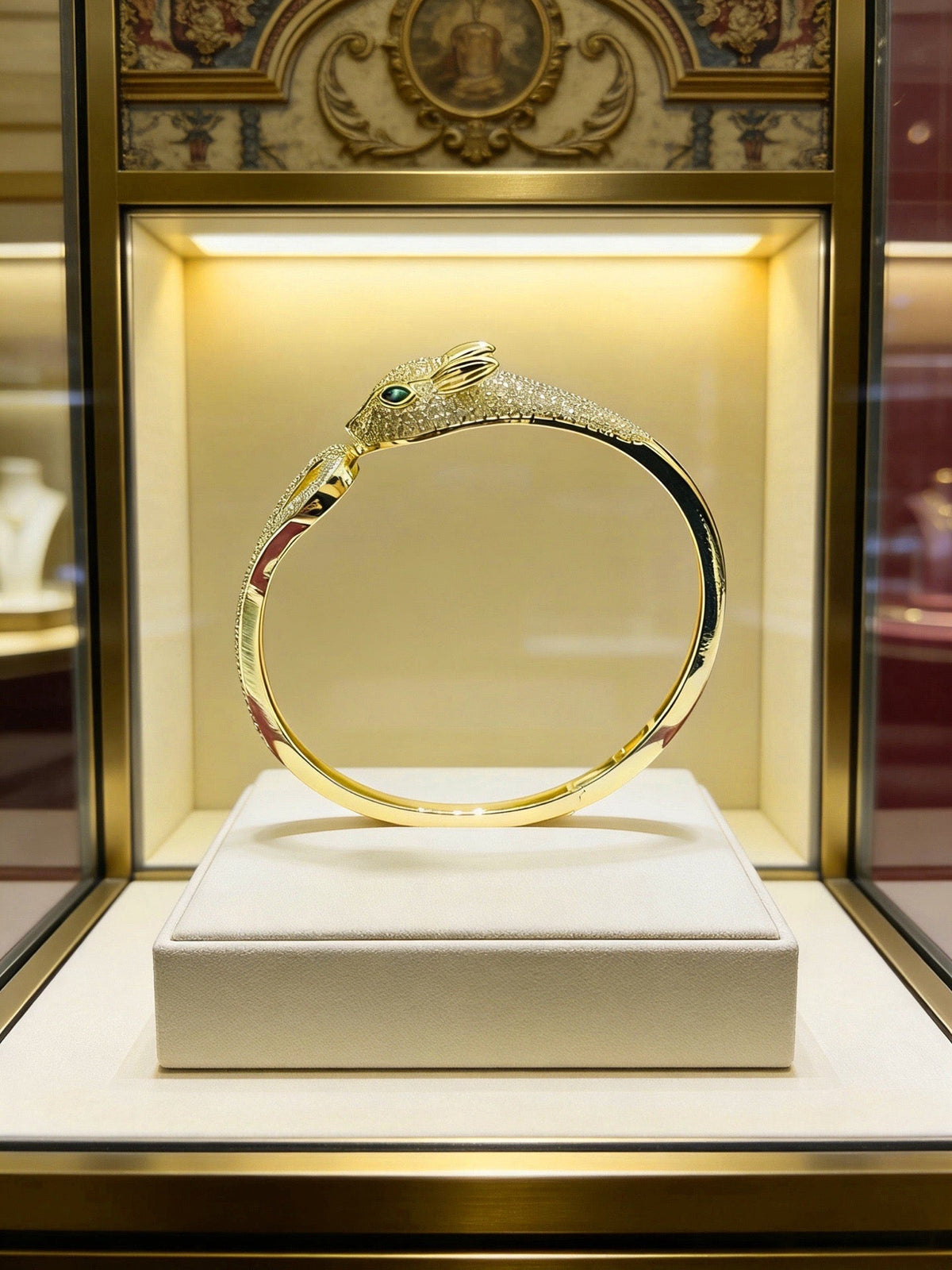 Martin Graham bracelet in polished metal-tone – front view