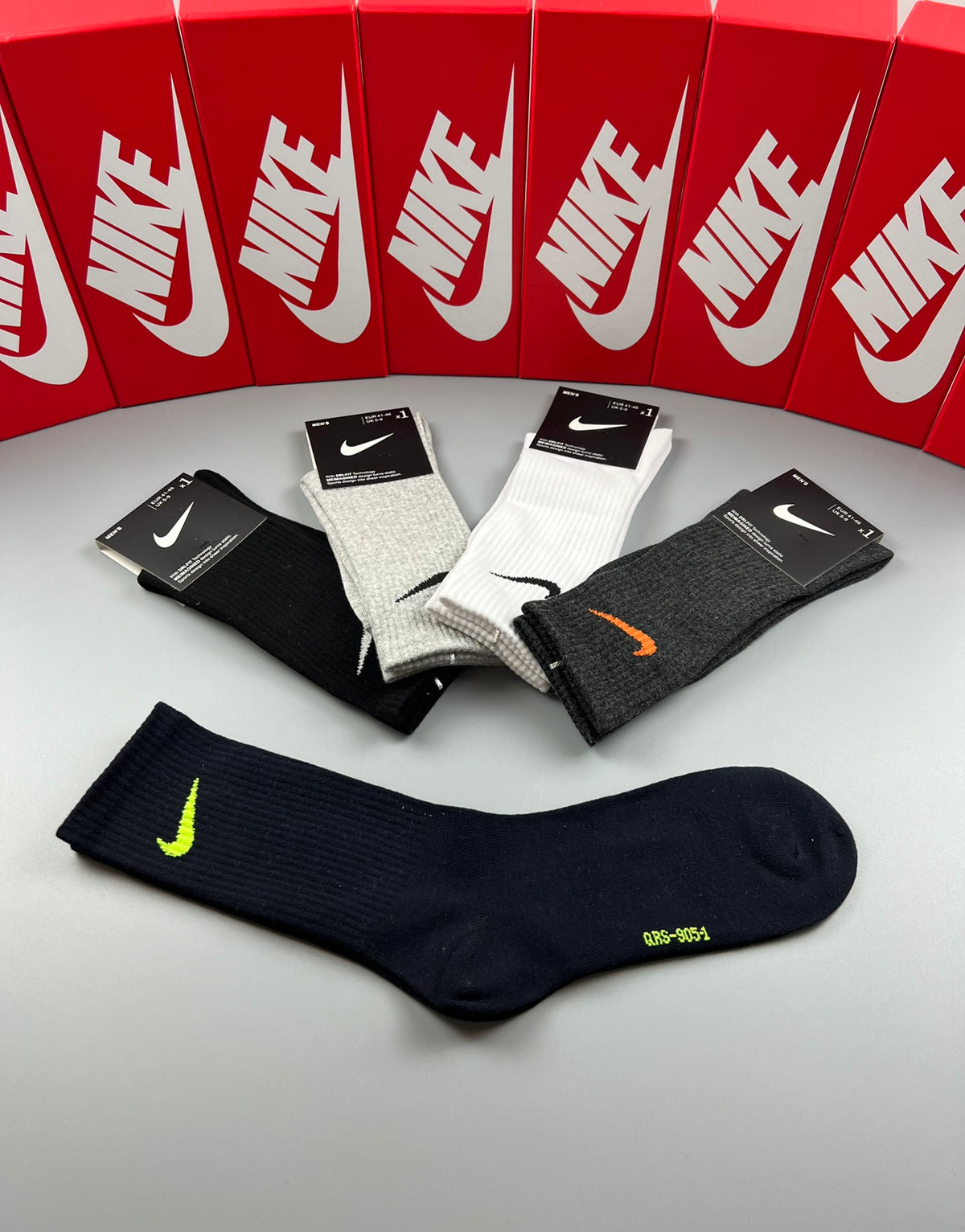 Nike Colourful Swoosh Crew Socks