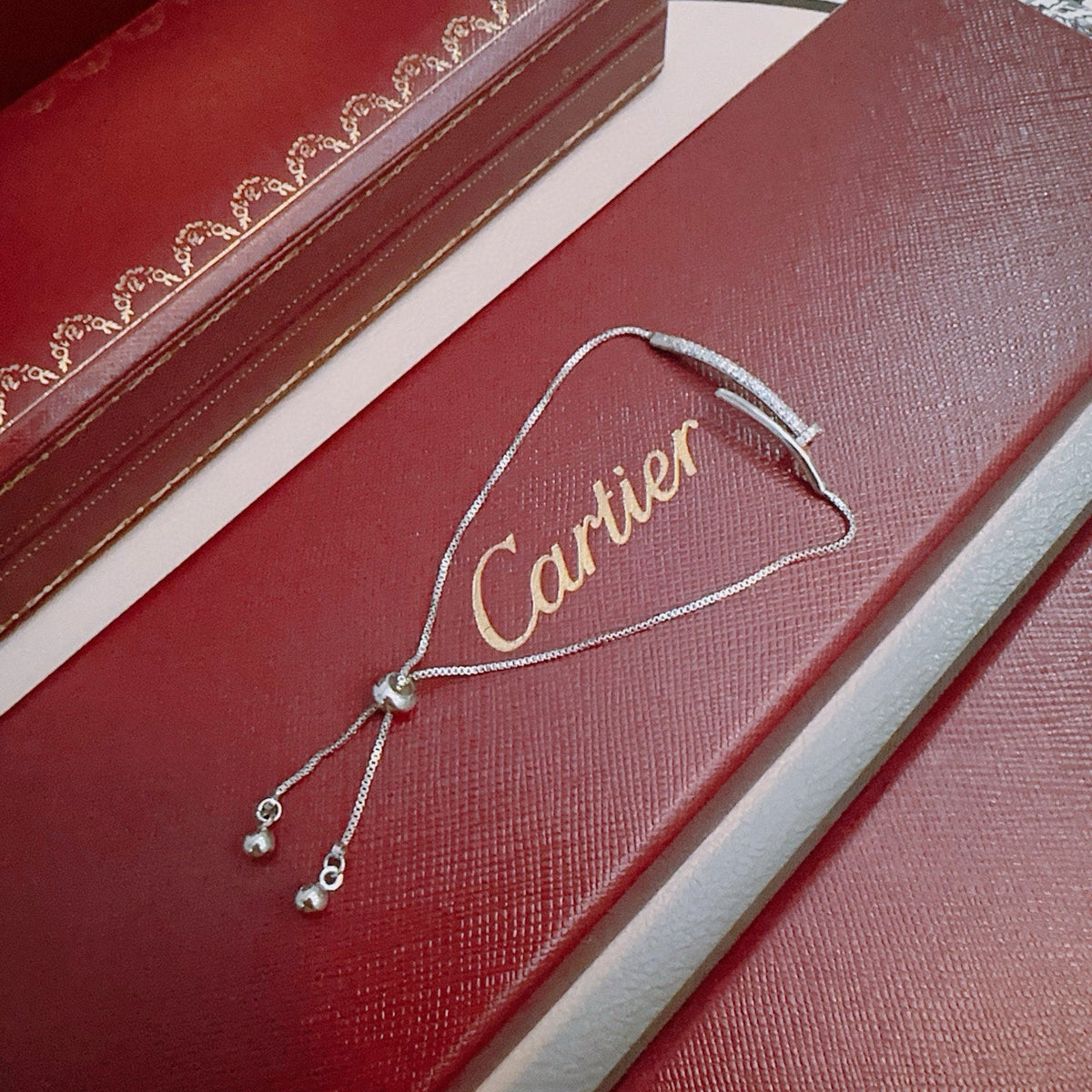 Martin Graham bracelet in polished metal-tone – front view