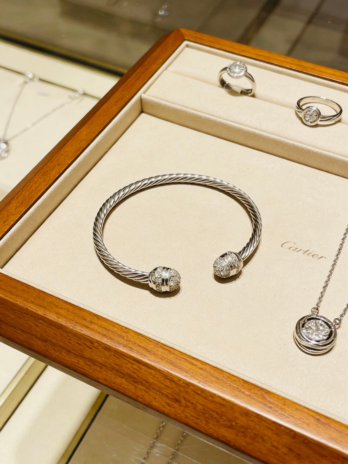 Martin Graham bracelet in polished metal-tone – front view