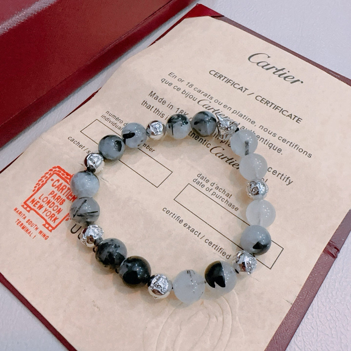 Martin Graham bracelet in polished metal-tone – front view