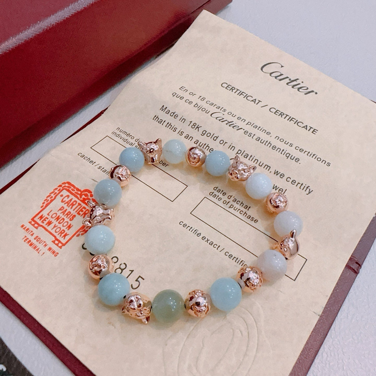 Martin Graham bracelet in polished metal-tone – front view