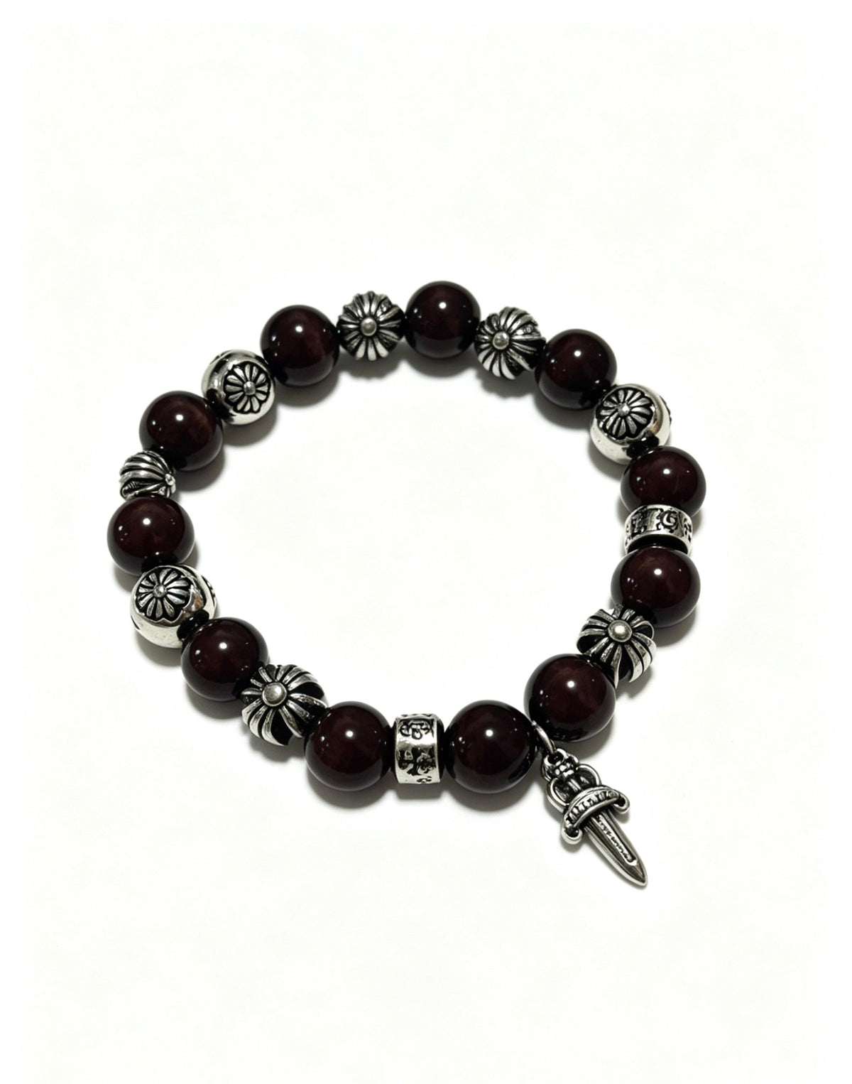 Martin Graham bracelet in polished metal-tone – front product view