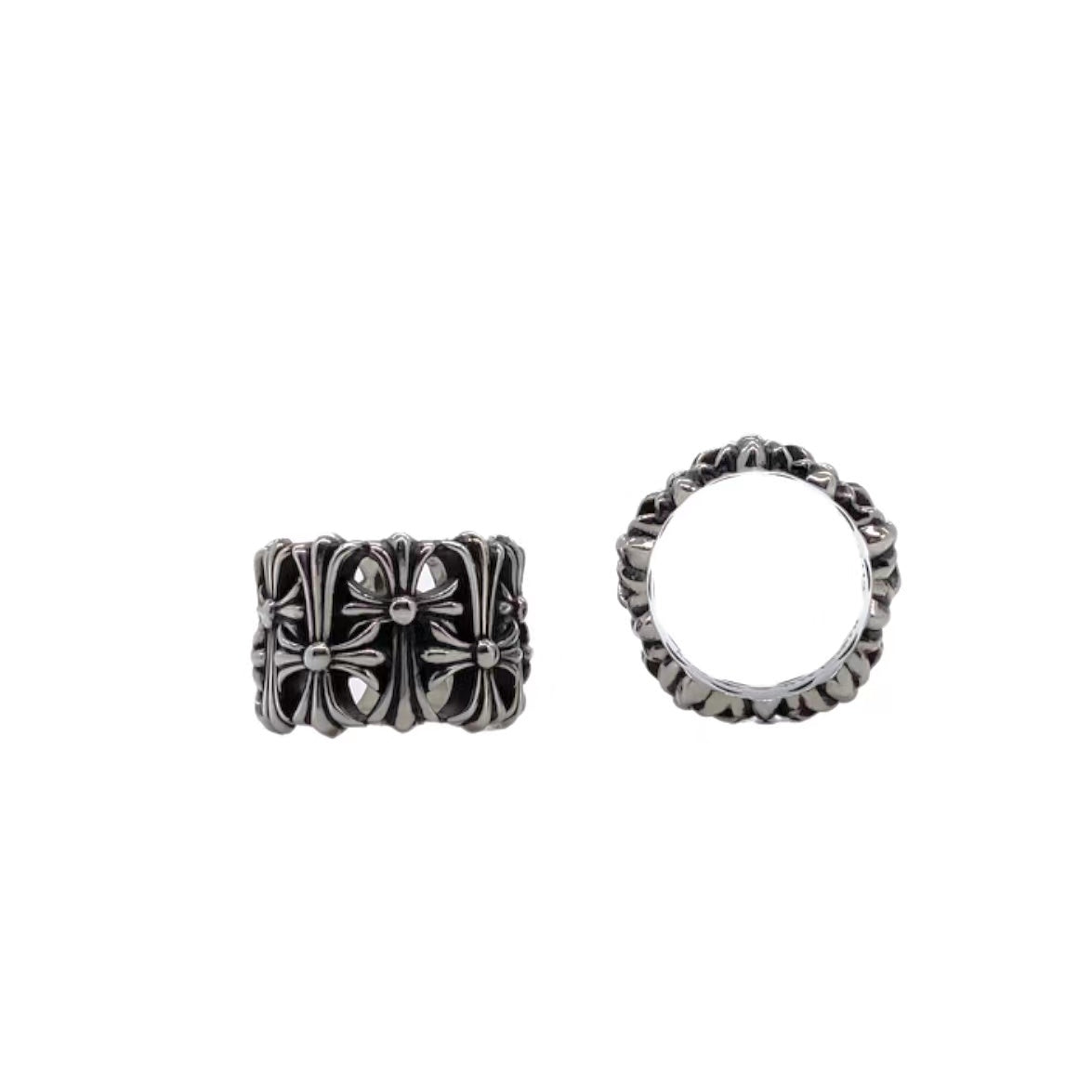 Martin Graham ring in polished metal-tone – front product view