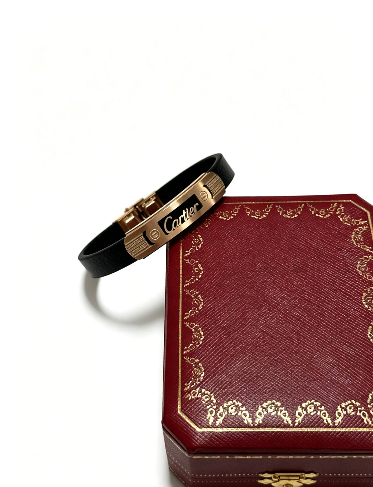 Martin Graham bracelet in polished metal-tone – front view