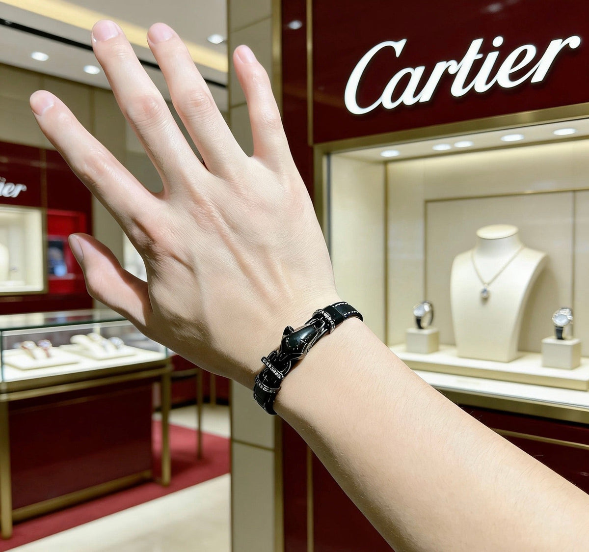 Martin Graham bracelet in polished metal-tone – front view