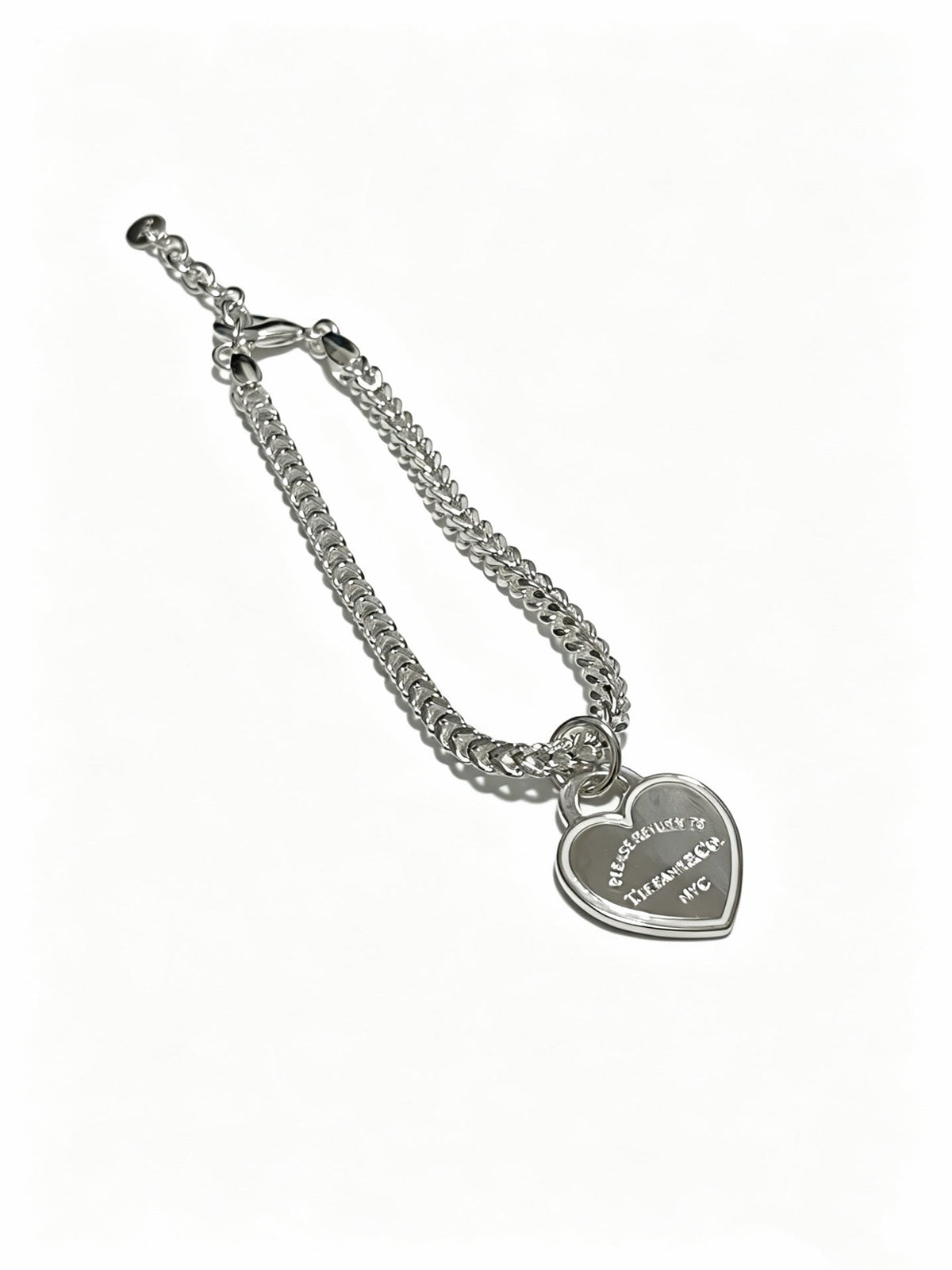 Martin Graham bracelet in polished metal-tone – front product view