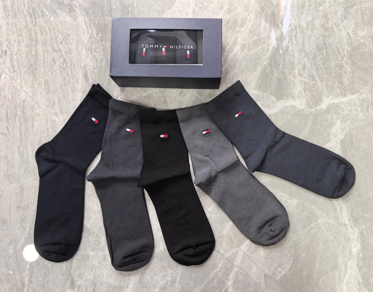 Tommy Hilfiger Business Crew Socks - 5-Pair Box