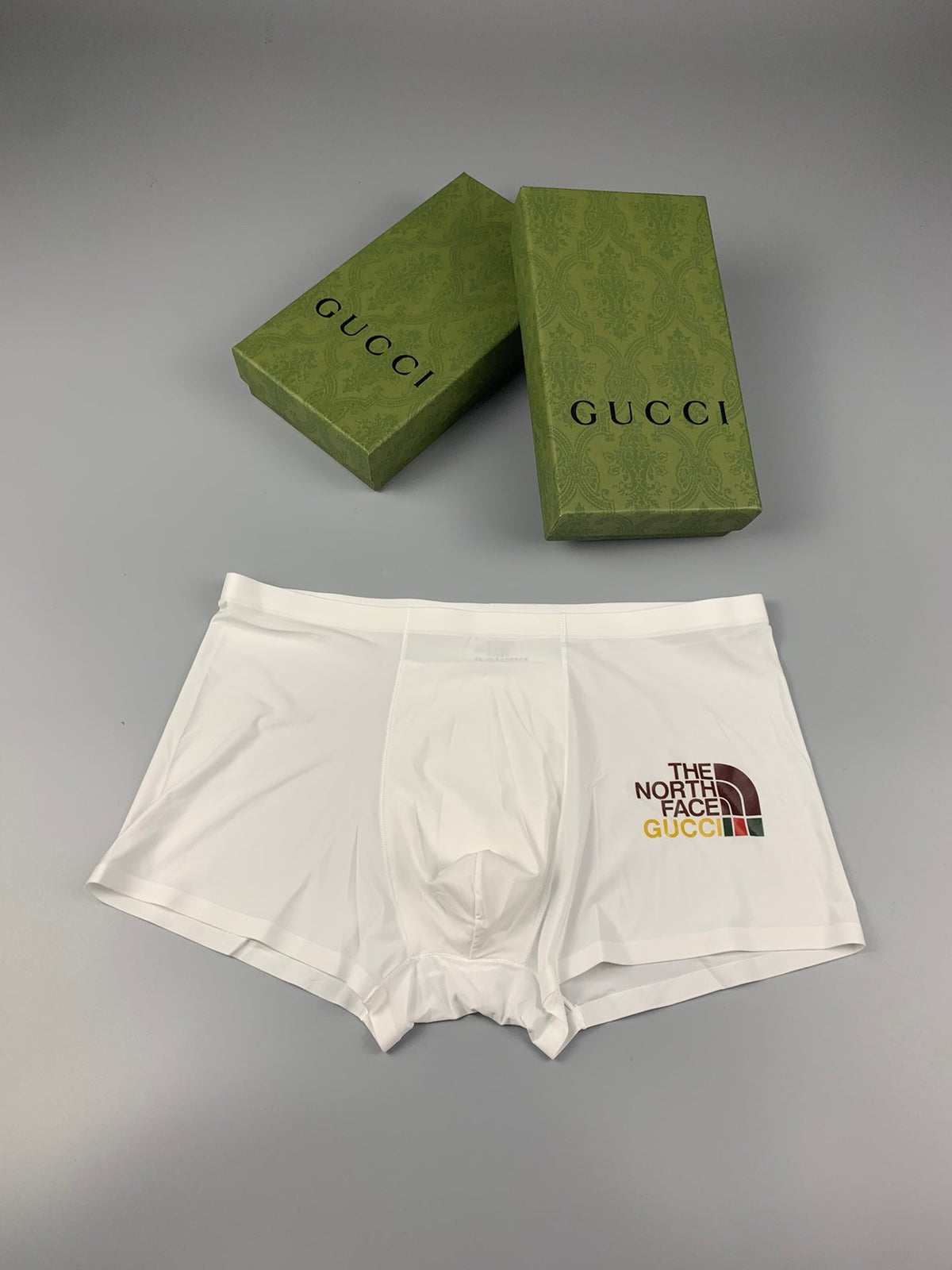 Gucci Contrast Logo Waistbands Men's Boxer Briefs - 3-Piece Box