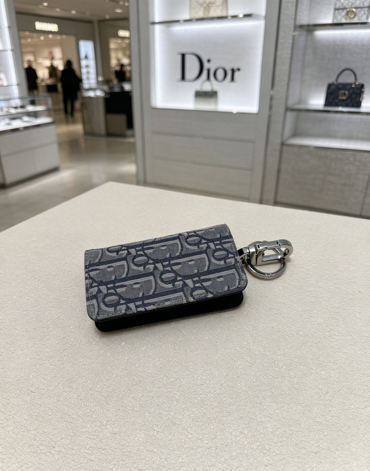 Martin Graham bag charm in polished metal-tone – front view