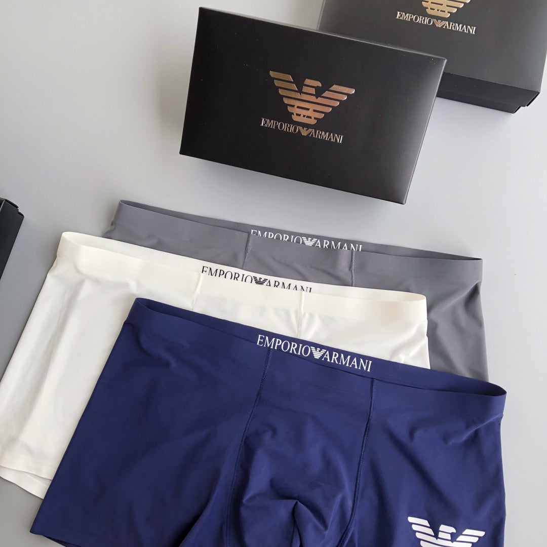 Armani Eagle Men's Boxer Briefs - 3-Piece Box