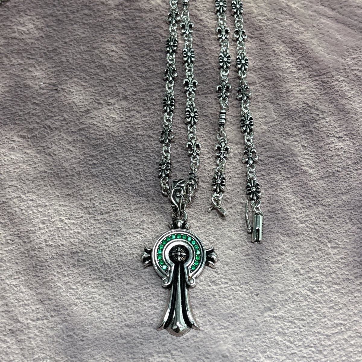 Martin Graham jewelry accessory in polished metal-tone – front product view
